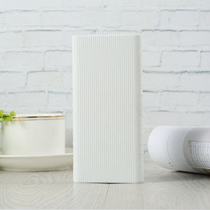 Protector Case Cover for New Xiaomi Power Bank 2 10000 MAh Dual USB Port Silicon Skin Shell Sleeve for Power Bank Model PLM09ZM