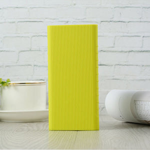Protector Case Cover for New Xiaomi Power Bank 2 10000 MAh Dual USB Port Silicon Skin Shell Sleeve for Power Bank Model PLM09ZM