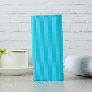 Protector Case Cover for New Xiaomi Power Bank 2 10000 MAh Dual USB Port Silicon Skin Shell Sleeve for Power Bank Model PLM09ZM