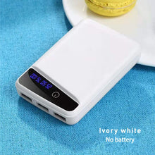 Load image into Gallery viewer, Micro 3 USB 10000mAh Power Bank Case Shell 3*18650 DIY Portable Battery Holder Led Display Powerbank Case Box for Phone Charing