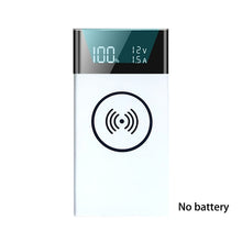 Load image into Gallery viewer, 20000mAh QC 3.0 Wireless Charge Power Bank Shell Type-C USB PD Quick Charging Ports Digital Display DIY Powerbank Shell 6*18650