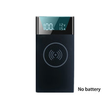 Load image into Gallery viewer, 20000mAh QC 3.0 Wireless Charge Power Bank Shell Type-C USB PD Quick Charging Ports Digital Display DIY Powerbank Shell 6*18650